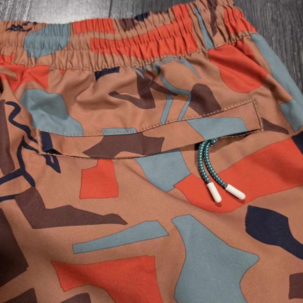 Puma x Butter Goods Shapes Shorts Men L Brown Gorpcore Geometric Streetwear - Picture 7 of 11